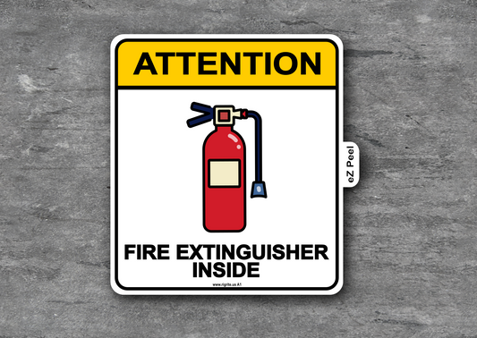 Fire Extinguisher Inside Decal