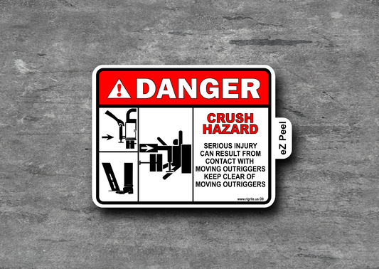 Crush Hazard Decal