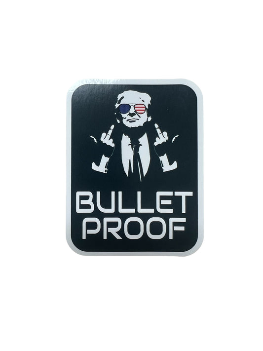 Trump Bullet Proof Decal