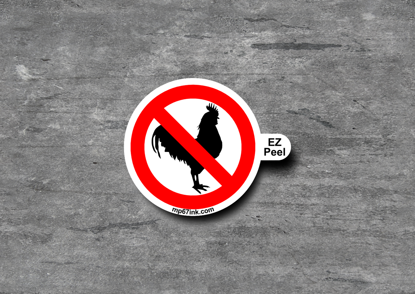 No Cock Decal