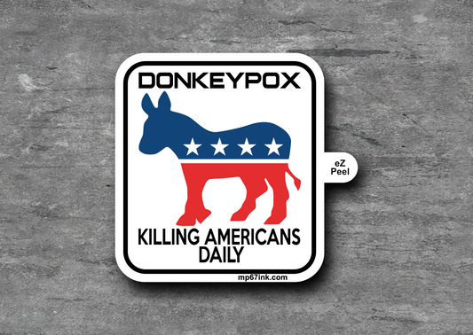 Donkey Pox Decal