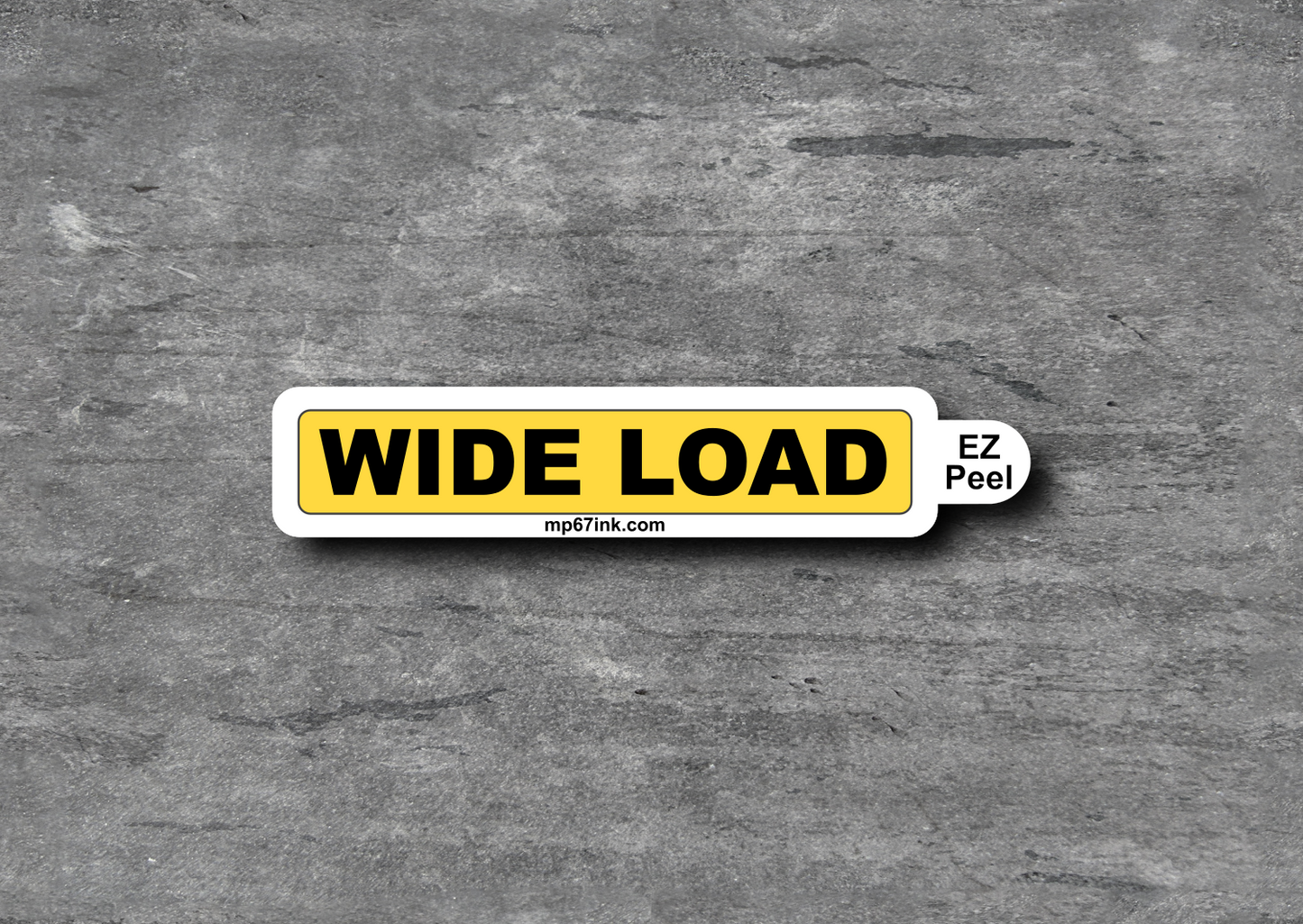 Wide Load Decal