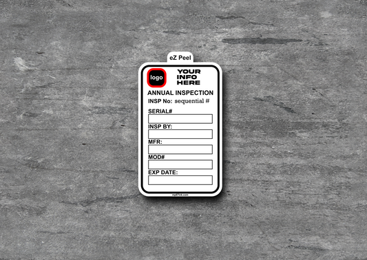 Custom Inspection Decals