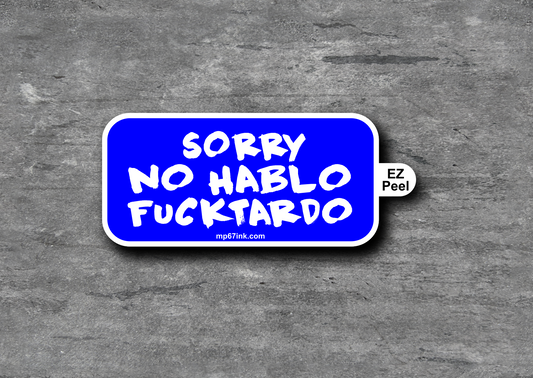 No Hablo Decal